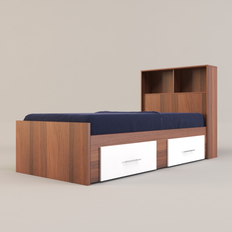 تخت یک نفره مدل دو کشو ۲