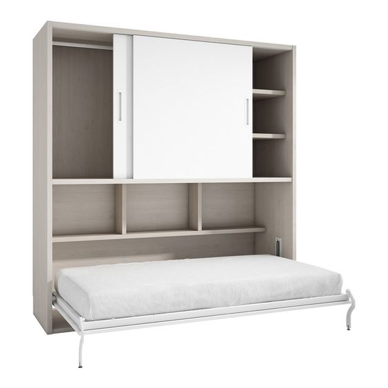 تخت خواب تاشو ۱ نفره افقی مدل B1H1