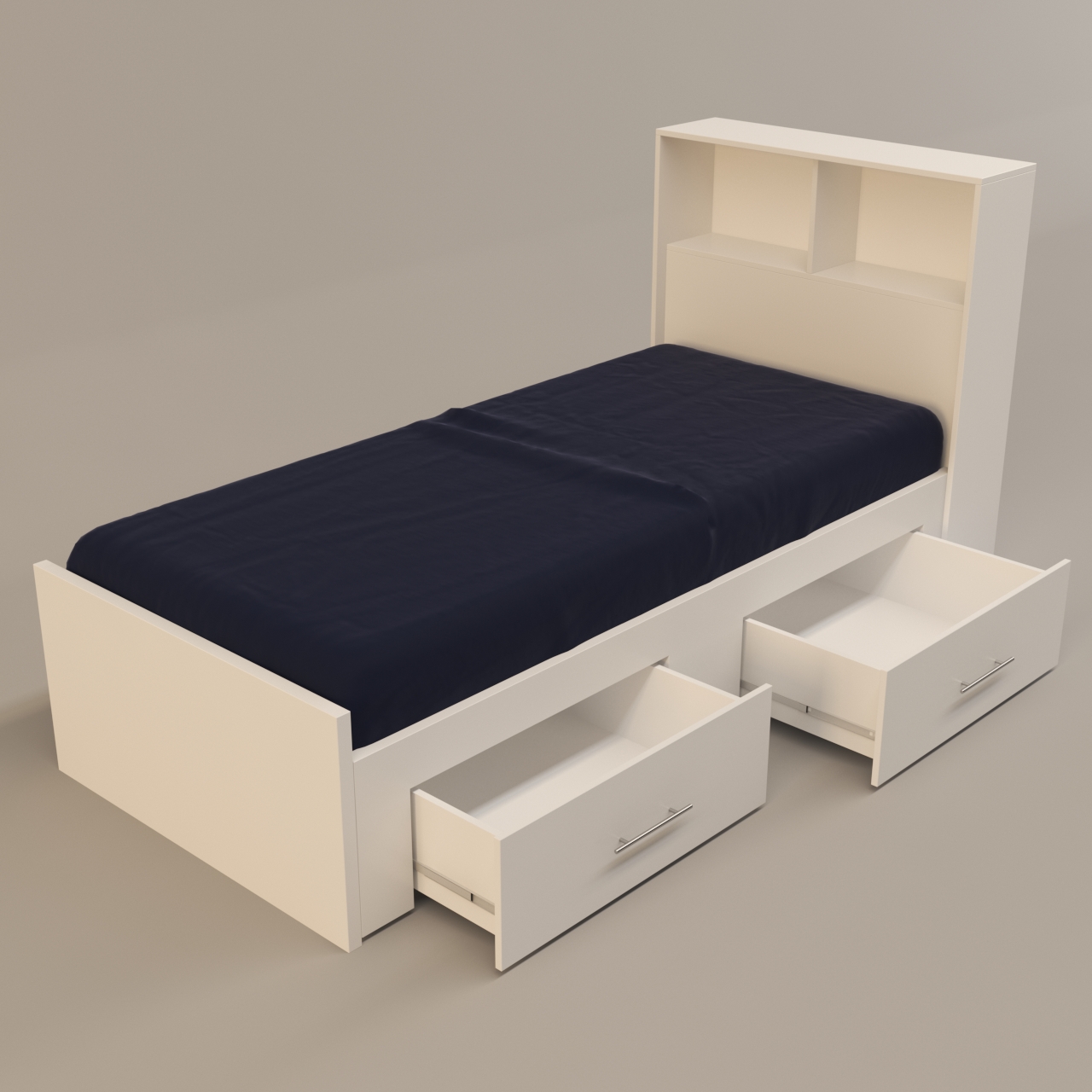 تخت یک نفره مدل دو کشو ۳