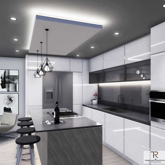 کابینت های گلس high gloss