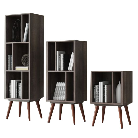 کتابخانه ایستاده دکوری مدل B2